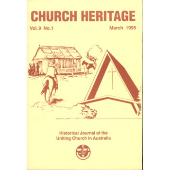 Church Heritage, Vol.9 No.1