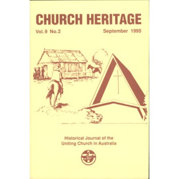 Church Heritage, Vol.9 No.2