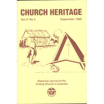 Church Heritage, Vol.9 No.4