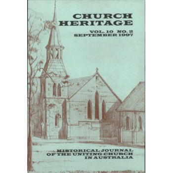 Church Heritage, Vol.10 No.2