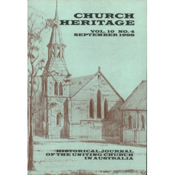 Church Heritage, Vol.10 No.4