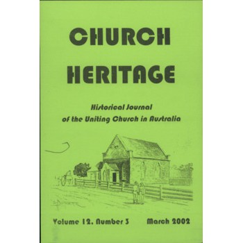 Church Heritage, Vol.12 No.3