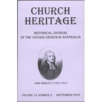 Church Heritage, Vol.13 No.2