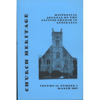 Church Heritage, Vol.14 No.1