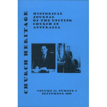 Church Heritage, Vol.14 No.4