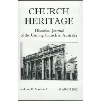 Church Heritage, Vol.15 No.1