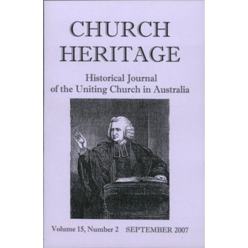 Church Heritage, Vol.15 No.2
