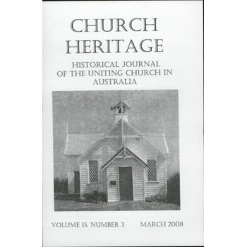 Church Heritage, Vol.15 No.3