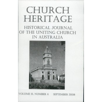 Church Heritage, Vol.15 No.4