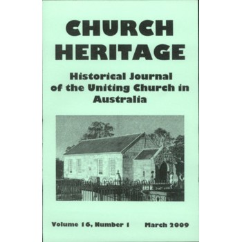 Church Heritage, Vol.16 No.1