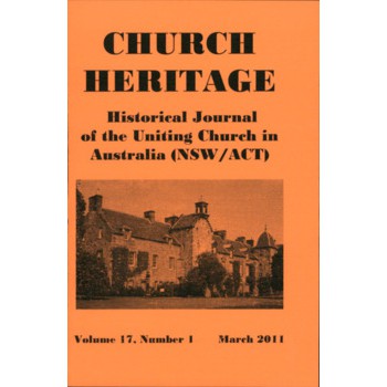 Church Heritage, Vol.17 No.1