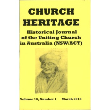 Church Heritage, Vol.18 No.1
