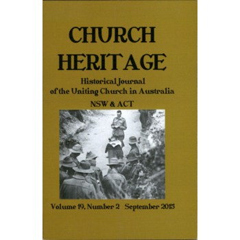 Church Heritage, Vol.19 No.2