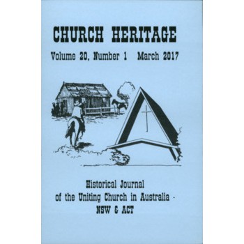 Church Heritage, Vol.20 No.1