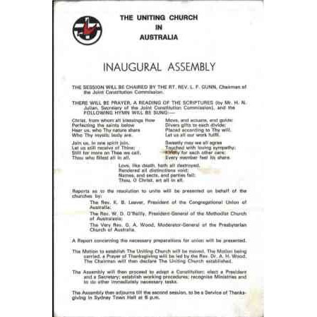 First Assembly - Inaugural Address - June 1977