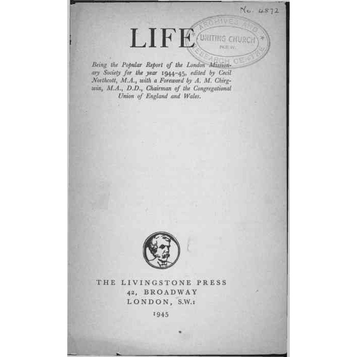 London Missionary Society (LMS). Popular Reports